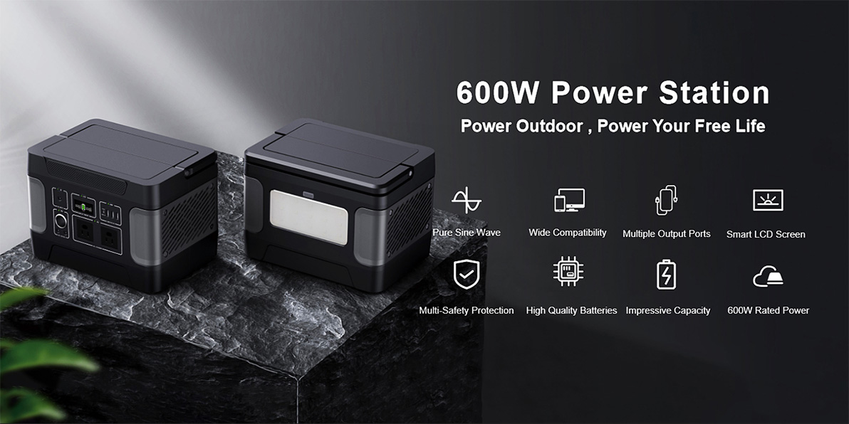 600W топлоустойчив слънчев генератор за домашно резервно захранване