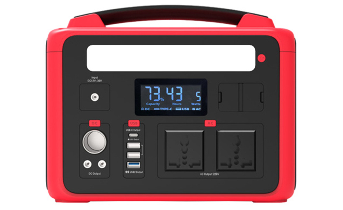 600W високосилен слънчев генератор за мобилно зареждане