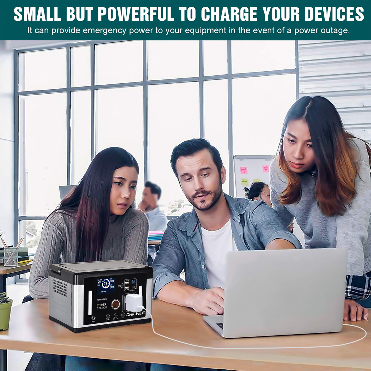 700W интелигентен слънчев генератор за аварийно зареждане на осветление